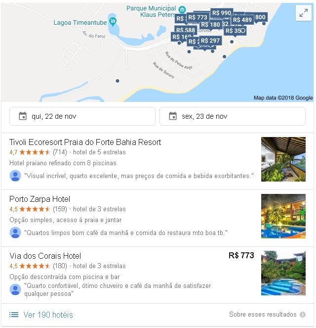 marketing digital para hotéis pesquisa google